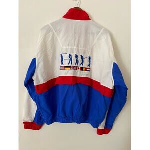 VTG Starbus Red White Blue Golf Swing Flags Wind Breaker Jacket Lightweight XL